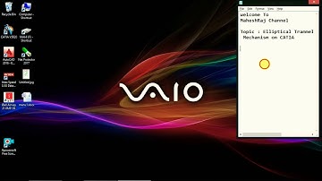 Elliptical Trammel Kinematic chain mechanism animation in CATIA v5