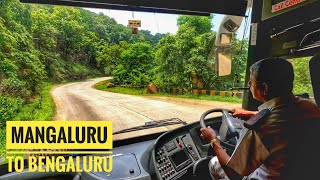 From Mangaluru to Bengaluru: A Journey Through the Dangerous Shiradi Ghat by KSRTC Airavat!