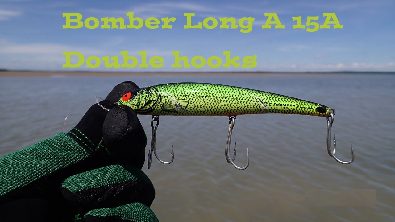 Vol. 134] Barramundi with Bomber Long A 15A Double hooks 