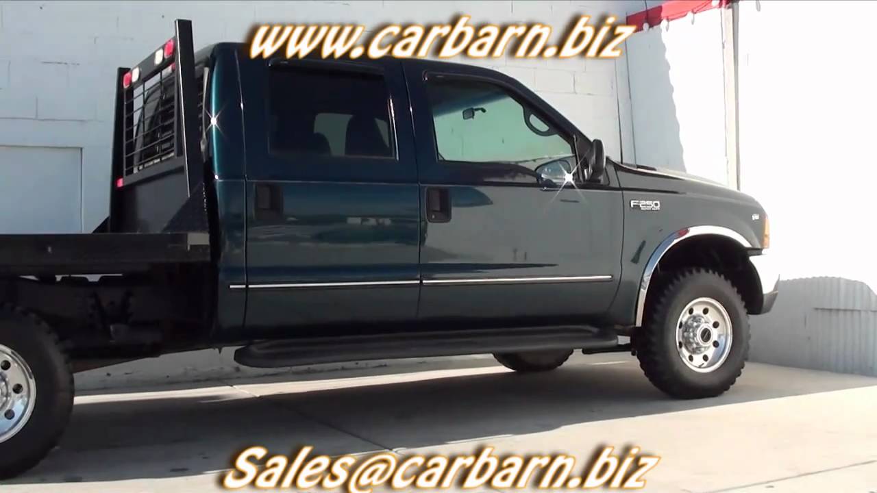 For Sale - 1999 Ford F250 Crew Cab Flatbed 4x4 at Car Barn ...