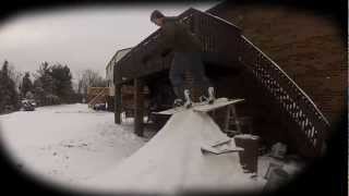 Backyard Snowboarding 2012 | GoPro HD
