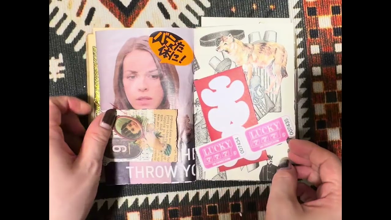 洋書でジャンクジャーナル - YouTube