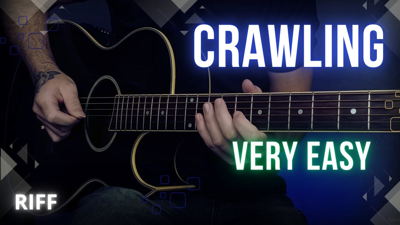 Crawling - Linkin Park | Riff Tabs | Guitar Lesson/Tutorial | Acoustic Riff: 15