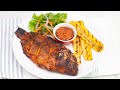 Grilled Tilapia Fish and Plantain | How To Grill The Perfect Fish in The Oven | Bole and Fish