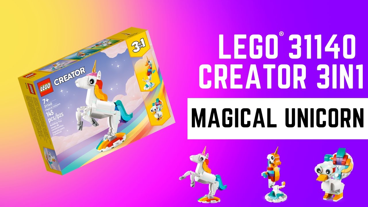 Magical Unicorn 31140, Creator 3-in-1