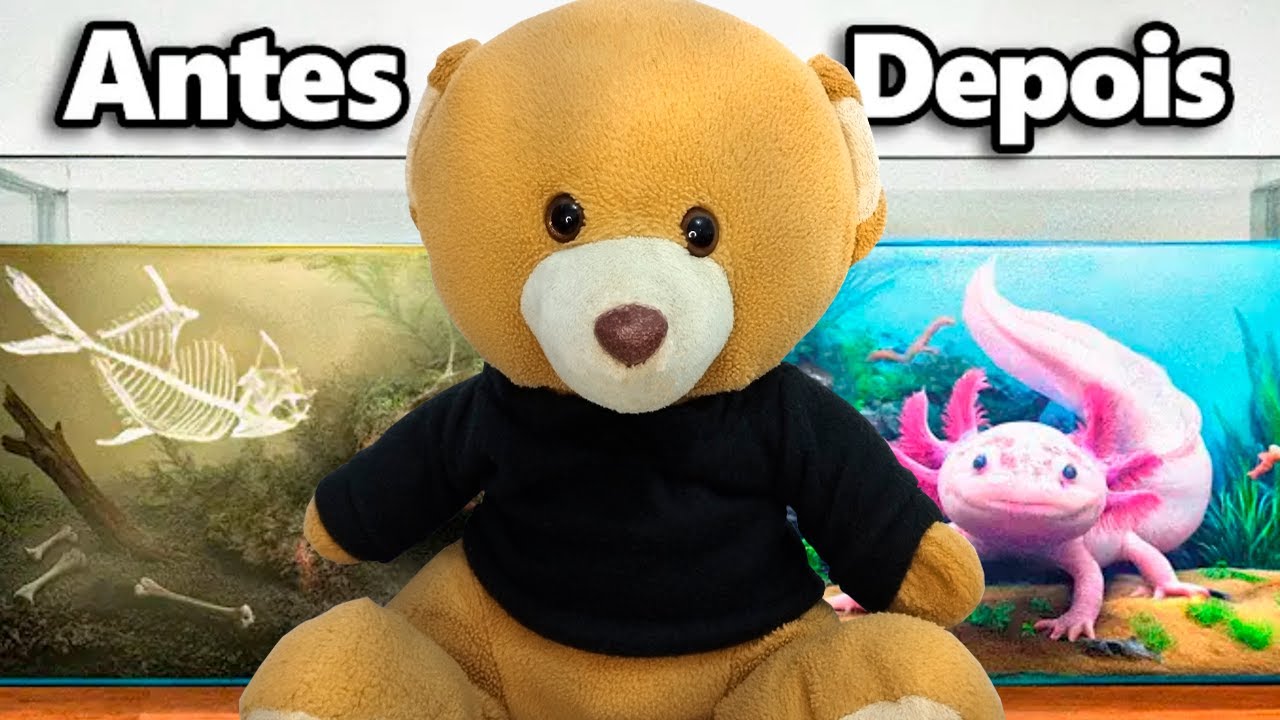 Transformei a Casa Abandonada de um Axolote - React