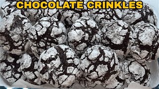 No Rest/Chill CHOCOLATE CRINKLES | Moist, Soft, Fudgy