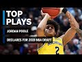 Highlights: Jordan Poole Declares for 2019 NBA Draft | Michigan | B1G Basketball