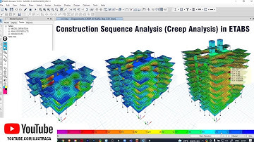 Construction Sequence Analysis of a RCC Building | Creep Analysis | ETABS | Sandip Deb | ilustraca