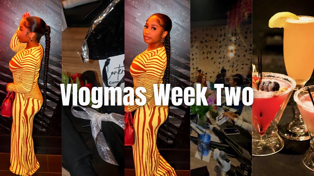 VLOGMAS WEEK  | Hair appointment | Content Dinner | My event was a Success ⭐️🤭