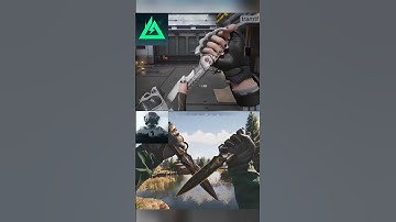 Delta Force vs Arena Breakout Knife Skin Animation