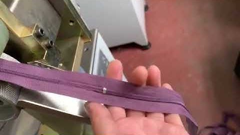 Full-auto Nylon Zipper Gapping & Stripping Machine with Bottom Stop ZY-103N-E