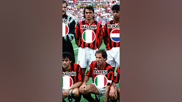 1993 Champions League Final | Marseille vs AC Milan