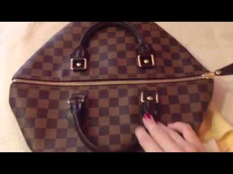 Louis Vuitton Speedy 35 Damier Ebene Review - YouTube