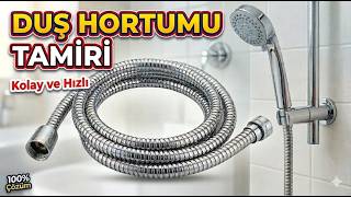 Duş hortumu nasıl tamir edilir | Banyo spiral hortum tamiri | Duş hortumu su kaçırıyor