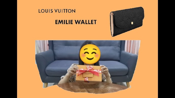 Louis Vuitton Monogram Empreinte Emilie Wallet (SHG-36690) – LuxeDH