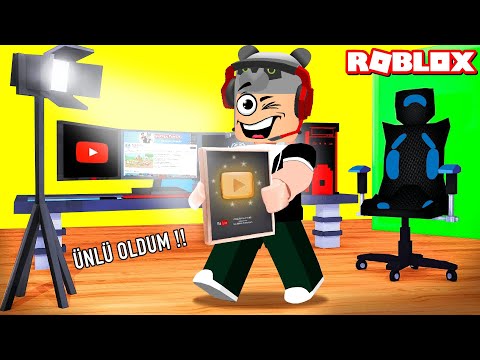 Ünlü YouTuber Geri Döndü!! Geliştim ve Ünlüyüm - Panda ile Roblox YouTube Simulator Z