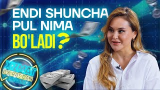 ENDI SHUNCHA PUL NIMA BO’LDI? // XIZMAT DOIRASIDAN TASHQARIDA // MILLIONERDA DILNOZA SAIDOVA