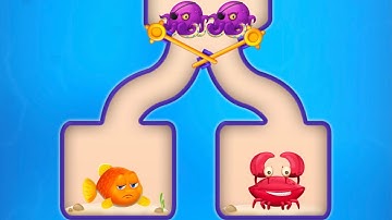 Save The Fish Pin - Puzzle Game All Levels Gameplay For Android, IOS Mobile Part: 14