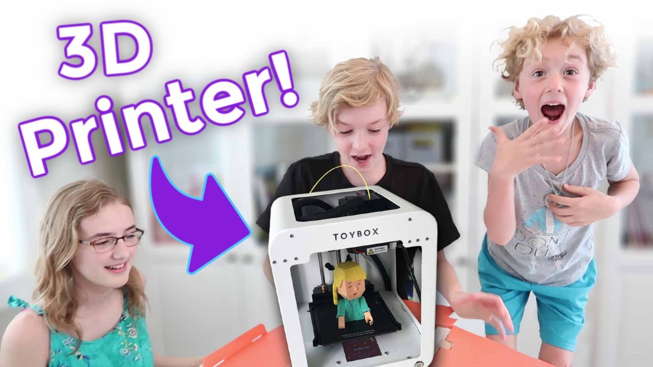 kaldenavn Græder Inspektør We bought a 3D Printer & Made Our Own Toys!!! - YouTube