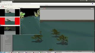 RTABMap SLAM with PX4 Heron boat in mock lake world with Tempe Town lake coordinates.
