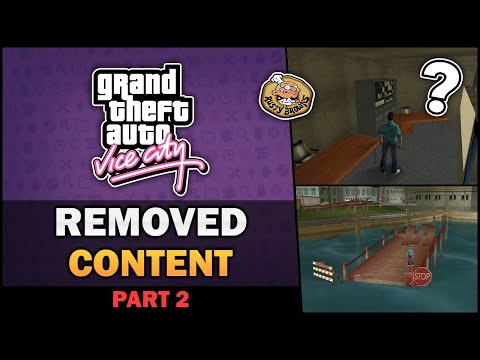 Видео: GTA VC - Removed Content [Part 2] - Feat. Badger Goodger