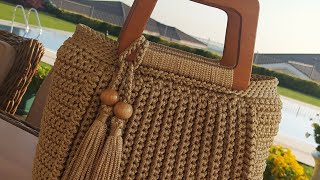 El Örgüsü Yeni Model Çanta Nasıl Örülür Bölüm -2