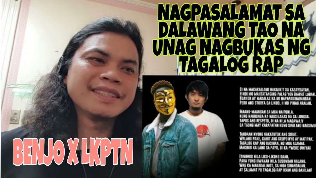 Benjo ft.LKPTN - Tagalog Rap (Official Lyrics Video ) Reaction Video