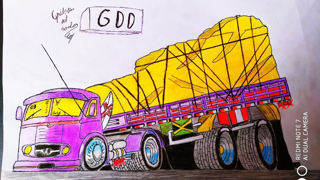 7 ideias de Caminhão top  caminhão, desenhos de caminhoes, como