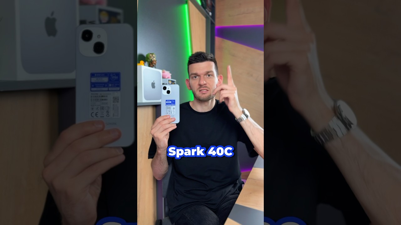 Обзор Tecno Spark 40C