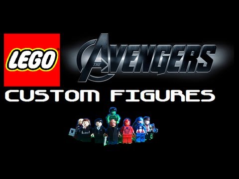 Custom lego Avengers Figures - YouTube