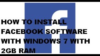 How to install Facebook Software in Windows 7/8/10 screenshot 2