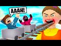 ROBLOX CART RIDE INTO THE SQUID GAME DOLL CHALLENGE