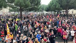 VIDÉO. Châtellerault : 3.500 manifestants le 31 janvier contre la réforme des retraites