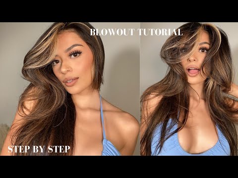 STEP BY STEP: AT HOME BLOWOUT TUTORIAL (BEGINNER FRIENDLY) | stephvillastyle