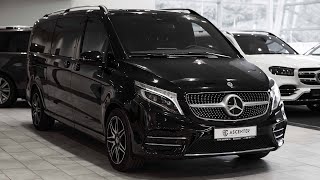 Live: обзор Mercedes Benz V300d Extra Long / Black Pixel