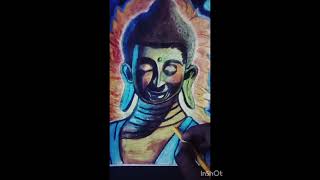Drowning budha oil pastel colour #song #love #music #cover #art #full track #music video #various