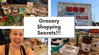 The SECRET TO GROCERY SHOPPING 🍽  | H-E-B Haul!