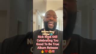 This Is Rick Ross Celebrating Too Good To Be True Album Release 🔥👀😍!!! #hiphop  #rickross