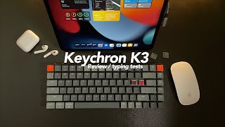 Обзор Keychron K3 + коричневые и красные переключатели