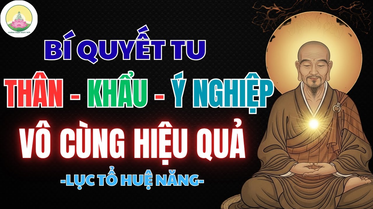 LỤC TỔ HUỆ NĂNG DẠY: SỐNG GIẢI THOÁT NGAY GIỮA ĐỜI BẰNG TU THÂN – KHẨU – Ý | CHÁNH NIỆM NGÀY MỚI