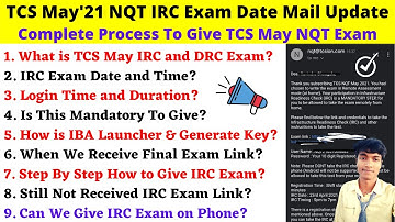 🛑Big Update, TCS May