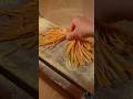 Handmade spaghetti pasta #spaghetti #pasta #handmade