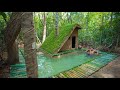 Building a Primitive House With the most Beautiful Around Bamboo Swimming Pool