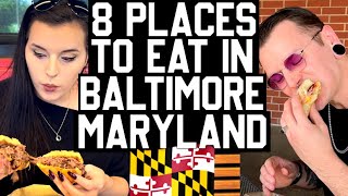 BALTIMORE, MARYLAND - Best Places to Eat!