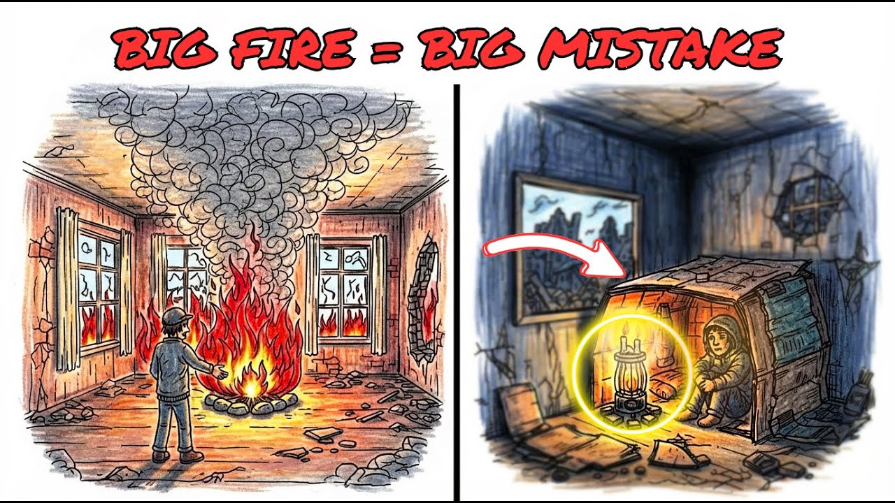 BIG FIRE = BIG MISTAKE: Surviving a Grid-Down Winter