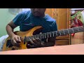 Solo improvisation with my backing track ( Nux MFX10 )