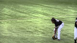 20130923 柳田悠岐キャッチボール