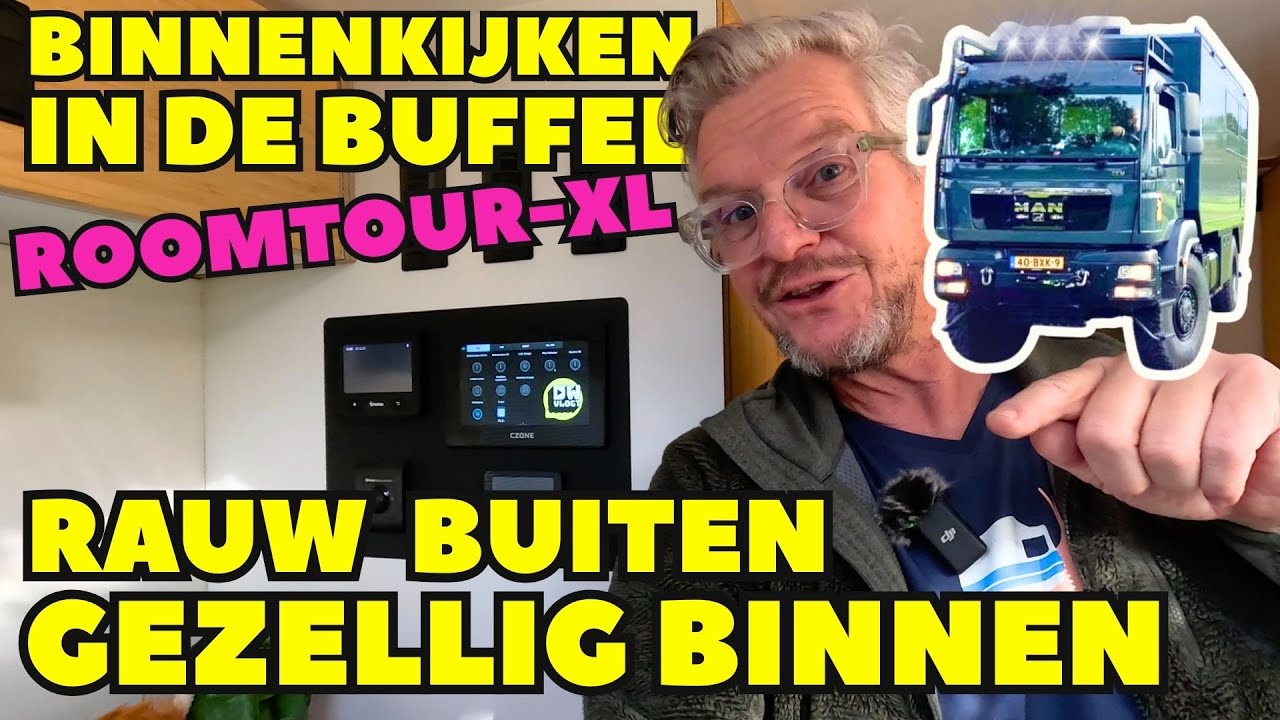 BINNENKIJKEN IN DE BUFFEL - ROOMTOUR EXPEDITION TRUCK – DWVLOGT #359