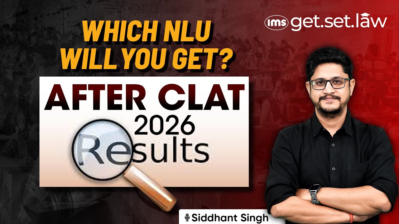CLAT 2026 Expected Cut-Off & NLU Prediction | Siddhant Singh